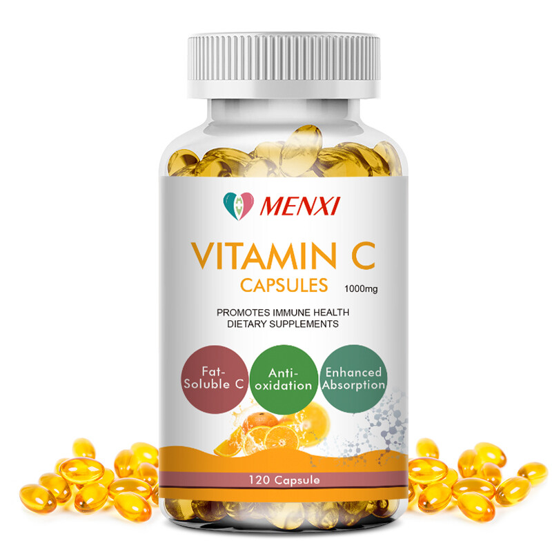 1000mg Vitamin C Anti-Aging Whitening & Sunscreen,Anti-oxidation,Heal Wounds 120