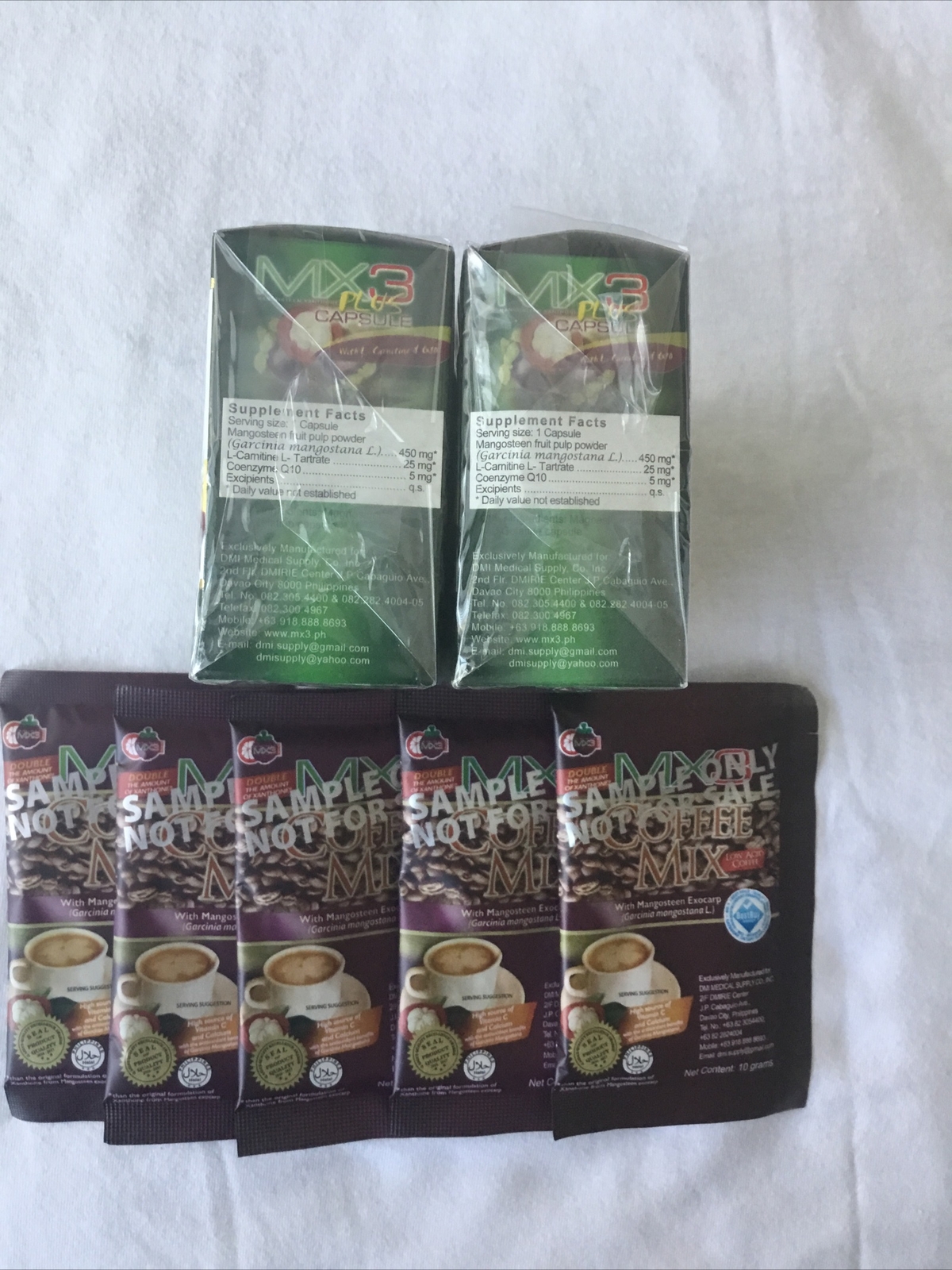 2 BOXES OF MX3 PLUS 30 capules + Free 5sachet of mx3 coffee & free shipping