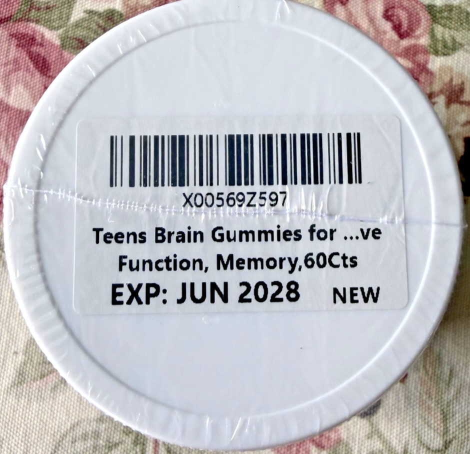 LILICARE Teen Brain Focus Gummies with Omega-3 DHA, Lion’s Mane Mushroom, PS