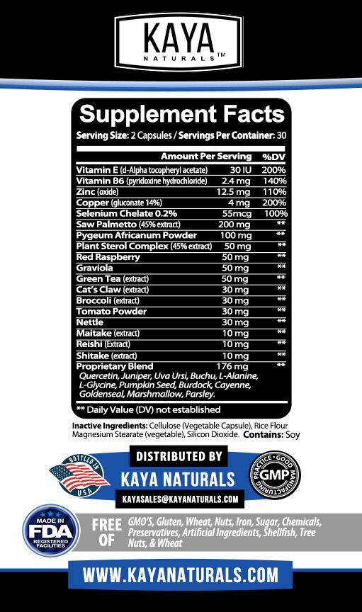 Prostate Supplement – Reduce Frequent Urges to Urinate – Compare to Super Beta