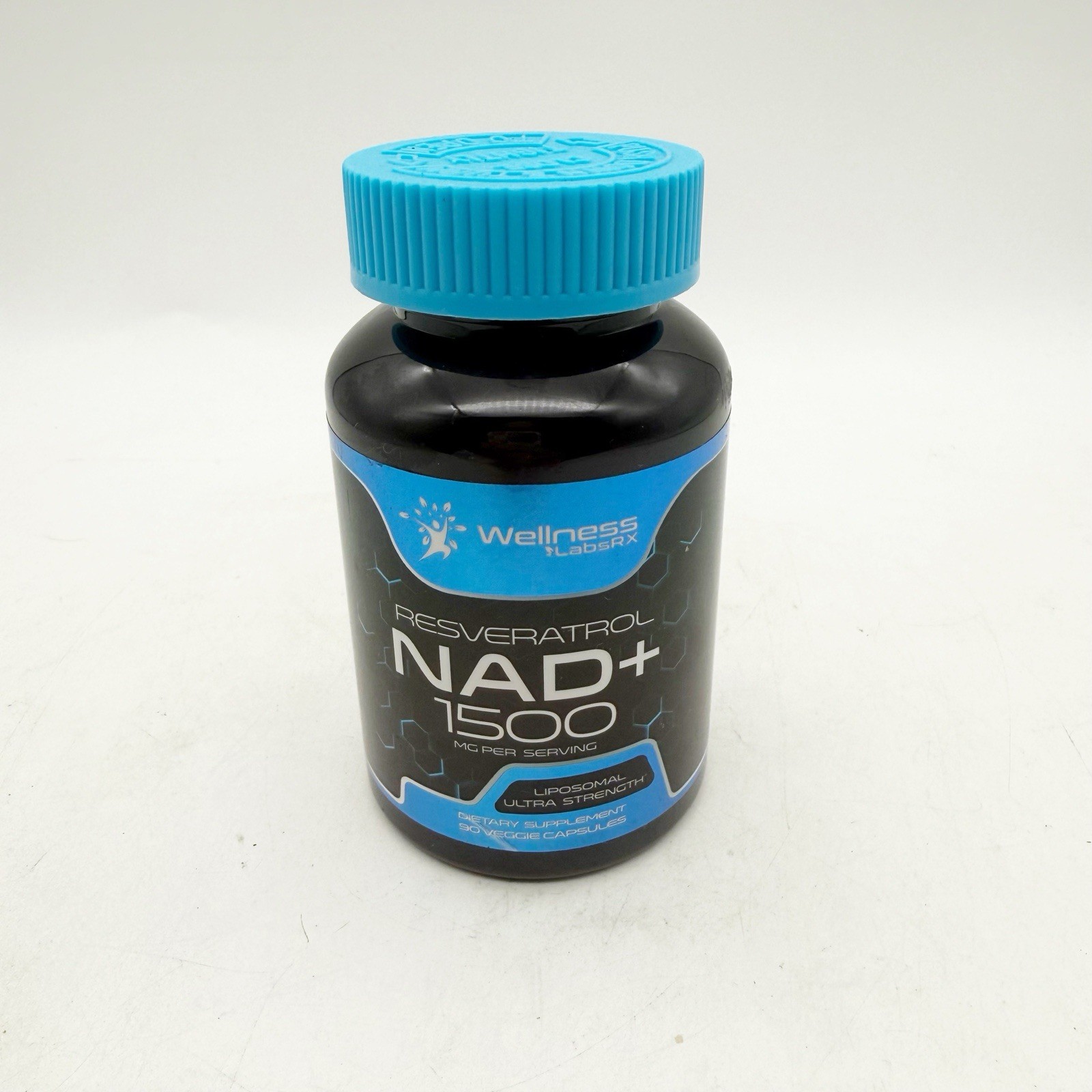Wellness LabsRX NAD+ 1500 Resveratrol Liposomal Supplement 90 Caps Exp 12/26