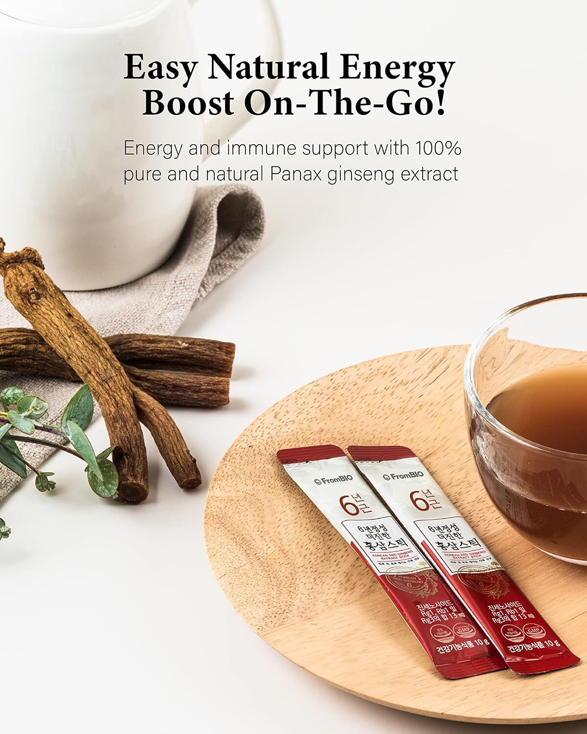 30 Days Supply FromBIO Aged Red Ginseng Stick Concentrate