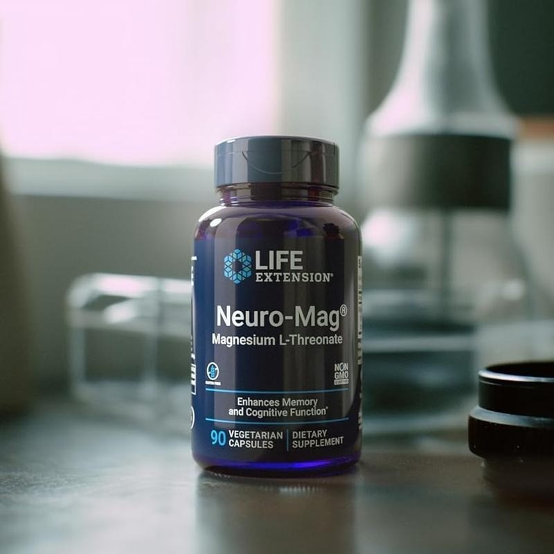 Life Extension Neuro‑Mag 90Veg Caps Magnesium L‑Threonate 48mg Cognitive Support