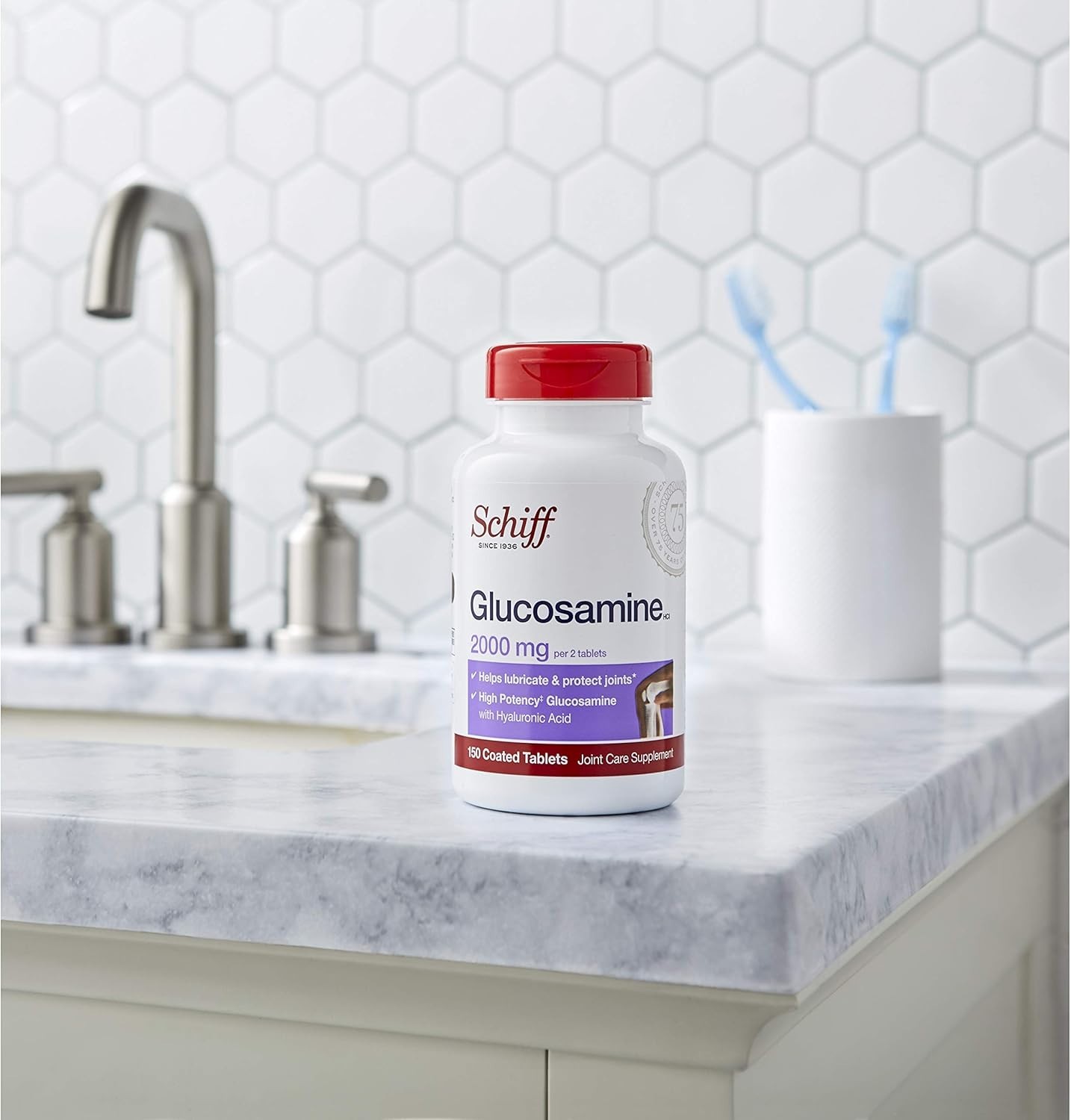 Schiff Glucosamine 150 Tabs (Pack of 6)