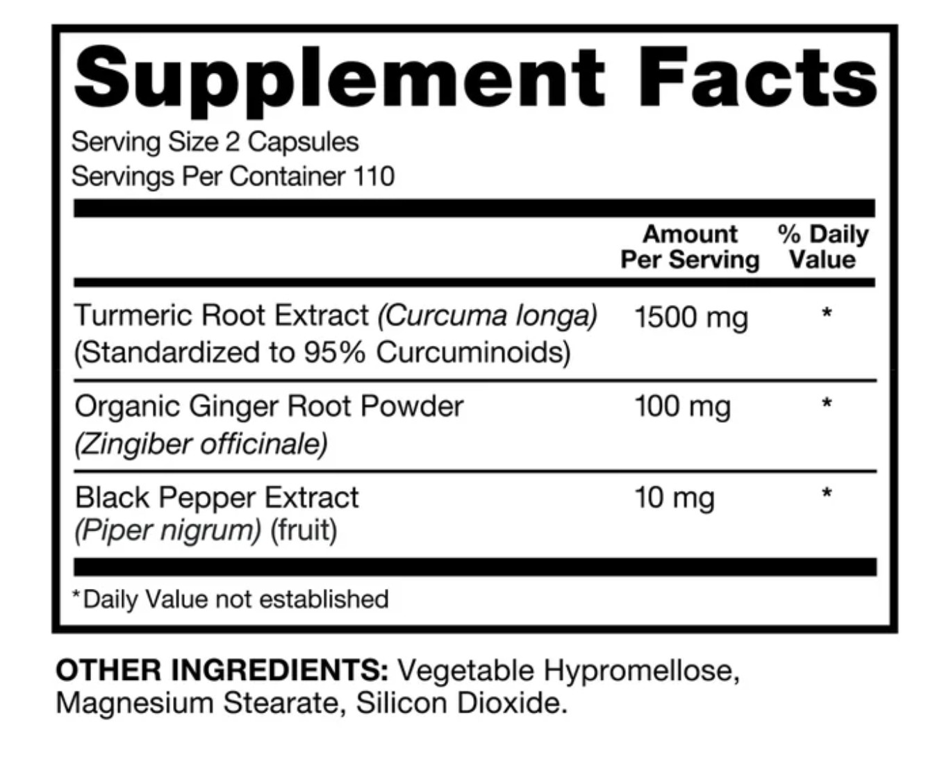 Qunol Turmeric Curcumin 1500mg 220 Capsules Enhanced Absorption