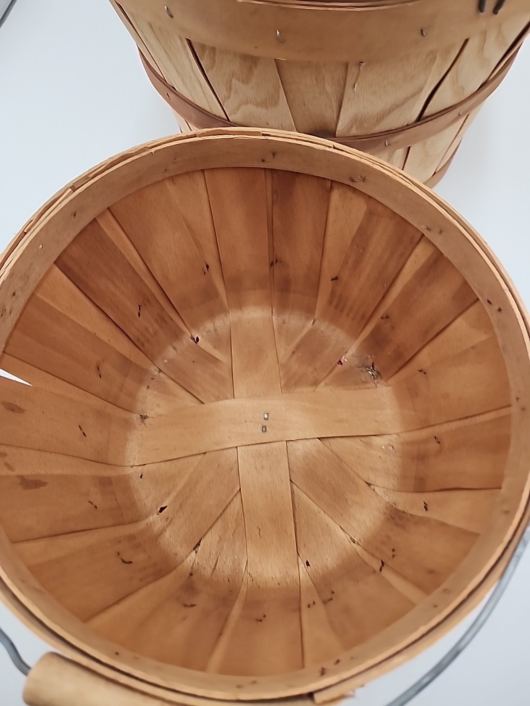 14″ Wooded Bascest Set See Description For Details