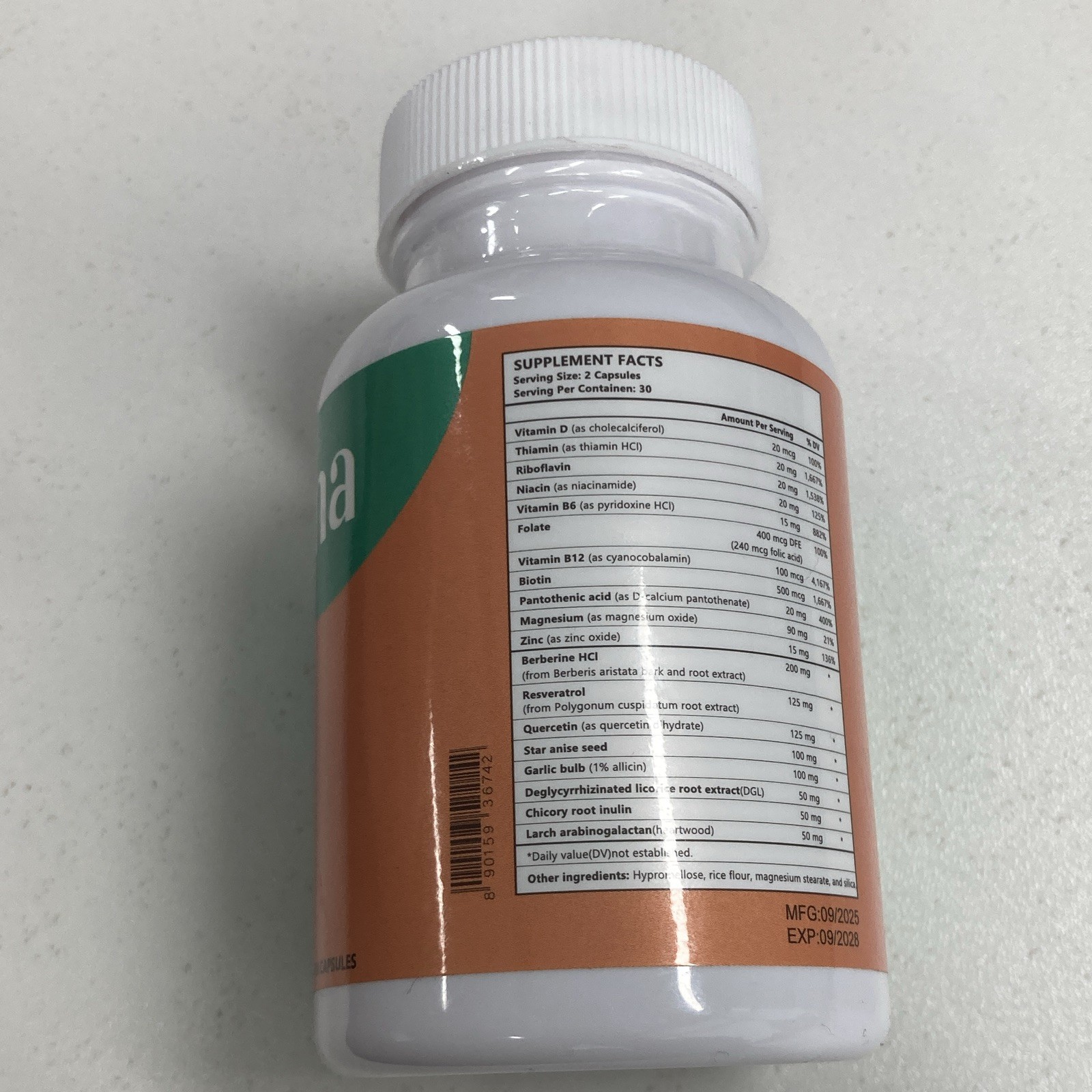 Emma Gut Health Supplement | Bloating Relief | Gut Regularity | 60 Capsules
