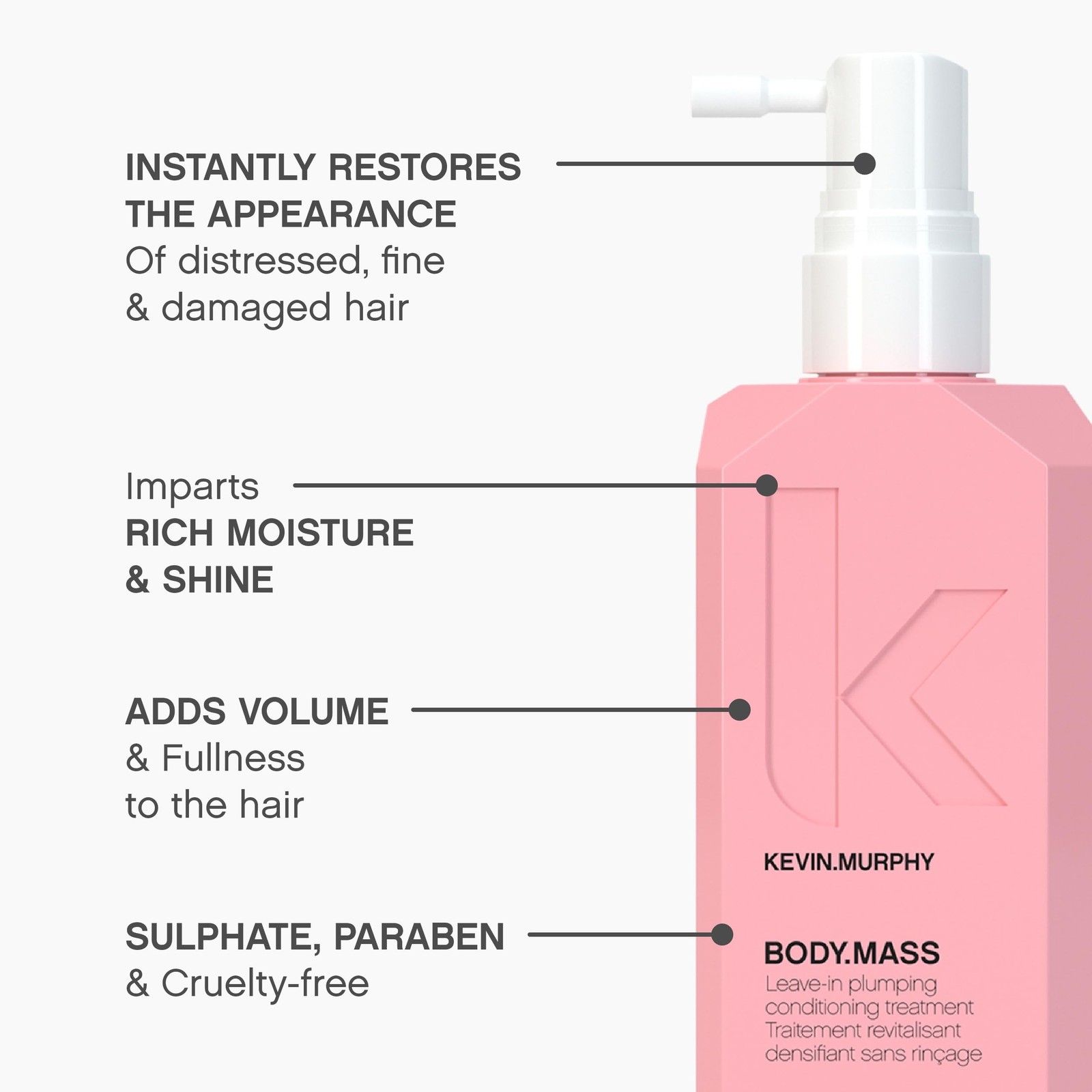 Kevin Murphy Body Mass 3.4 oz 3.4 Fl Oz (Pack of 1)