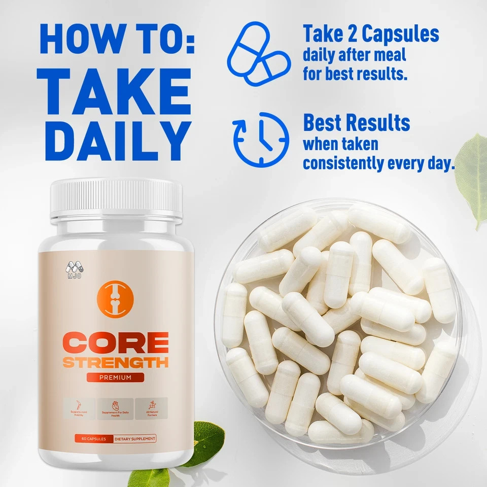 (5 Pack) Core Strength Joint Support Advanced Formula CoreStrength 300 Capsules