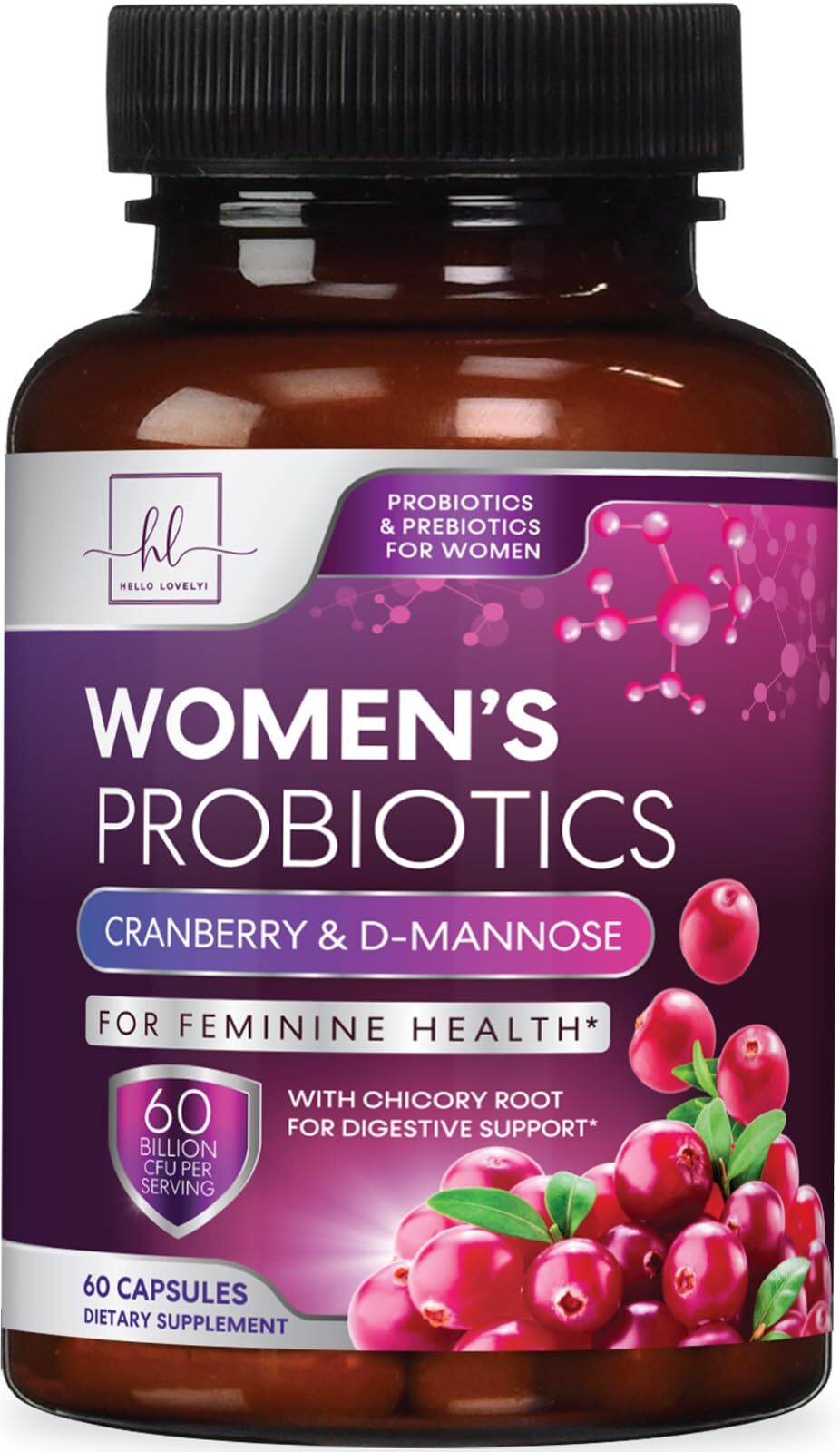 Probiotics For Women 60 Billion CFU – Women’s Digestive & Vaginal Health