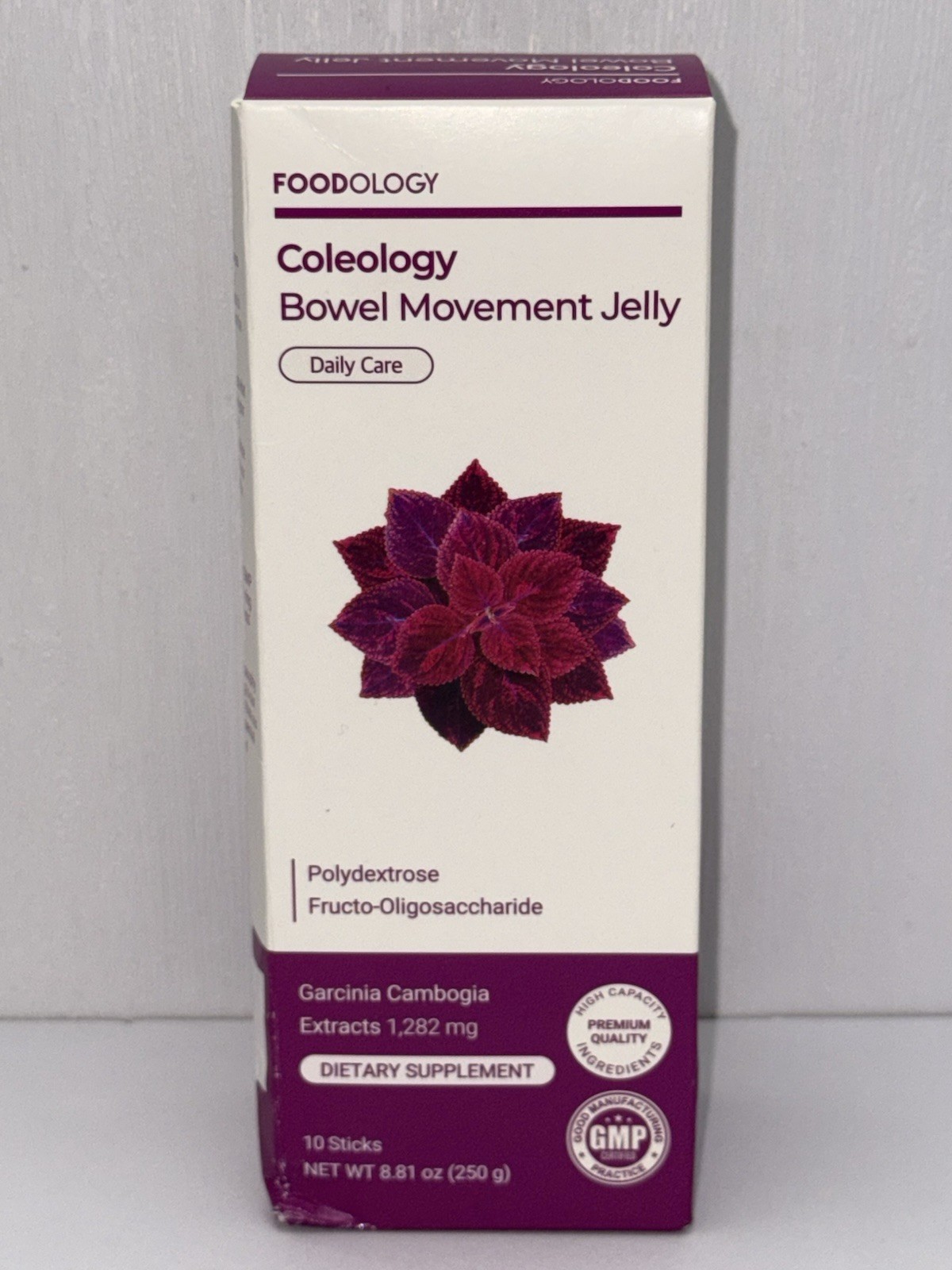 Coleology Bowel Movement Jelly Garcinia Cambogia Jelly 10 Sticks. Grape & Prune
