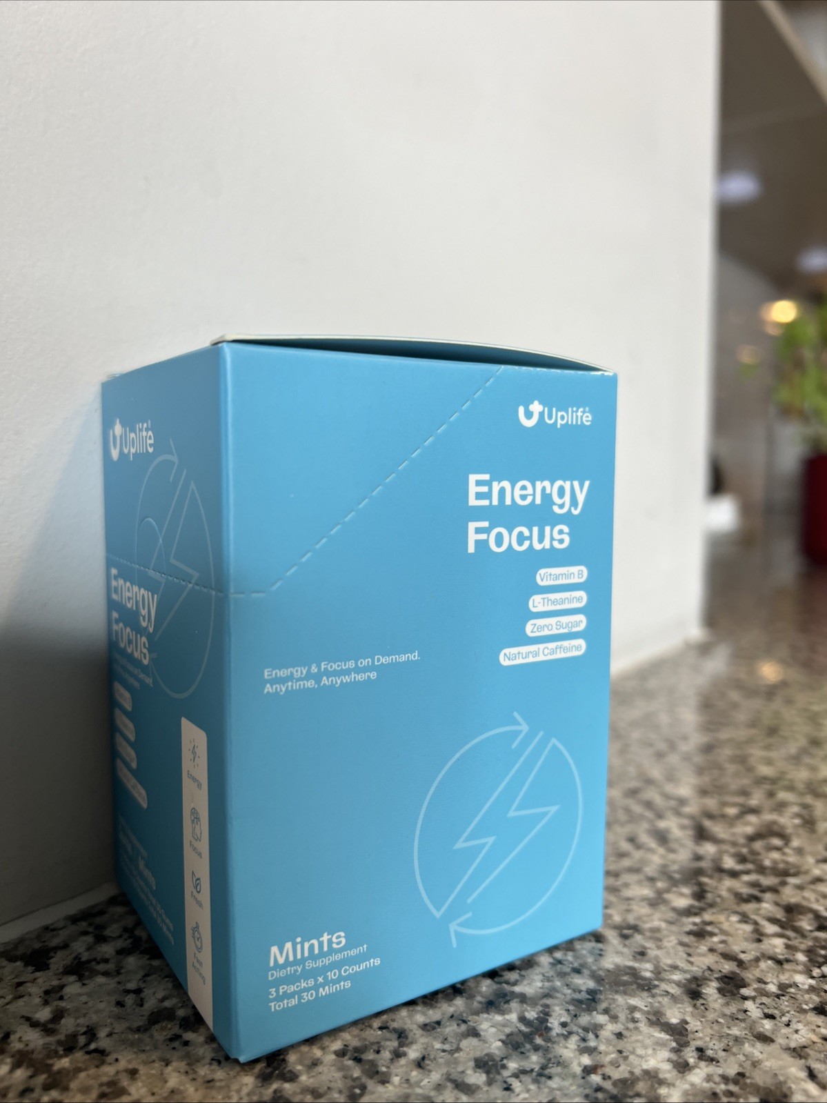 Energy Focus Energy & Focus On Demand. Anytime Anywhere Vitamin B L-Theanine