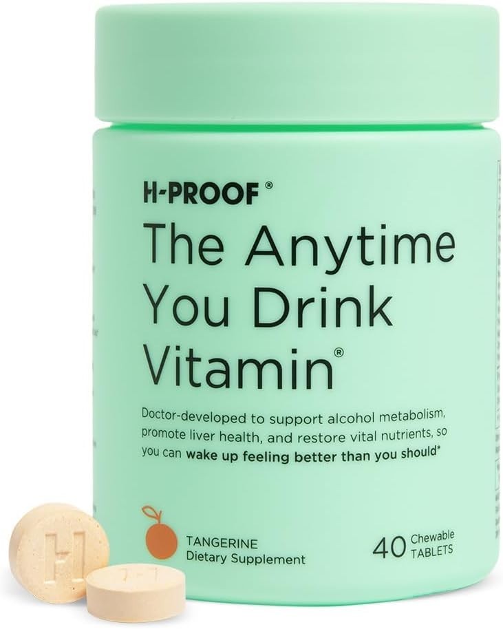 H-PROOF The Anytime You Drink Vitamin Liver Health & Immunity Support with El…