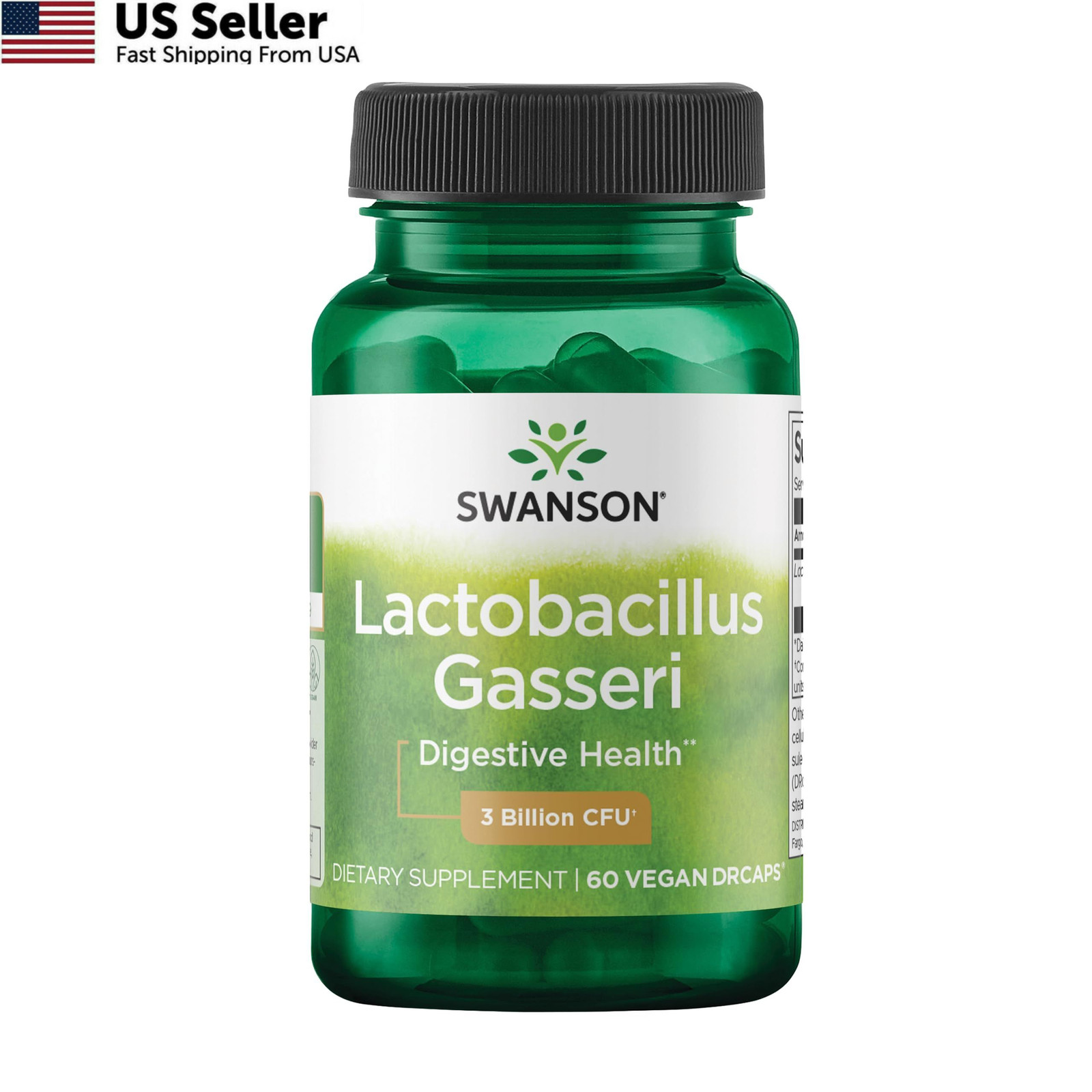 Swanson Lactobacillus Gasseri Probiotic for Adults 60 Count (Pack of 1)