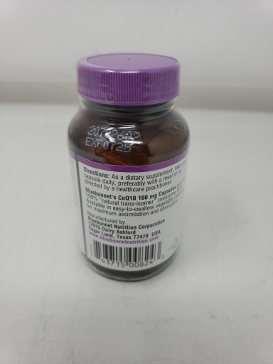 Bluebonnet CoQ10 100mg 60 Capsules EXP 07/2025