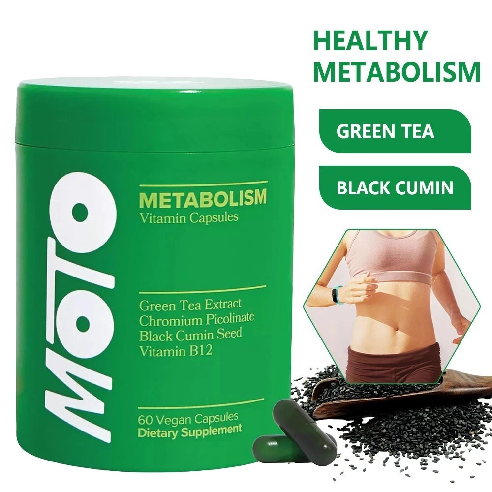 1-3 PCS O Positiv Moto Women’s Metabolism Support Energy&Curb Craving Vegan 60