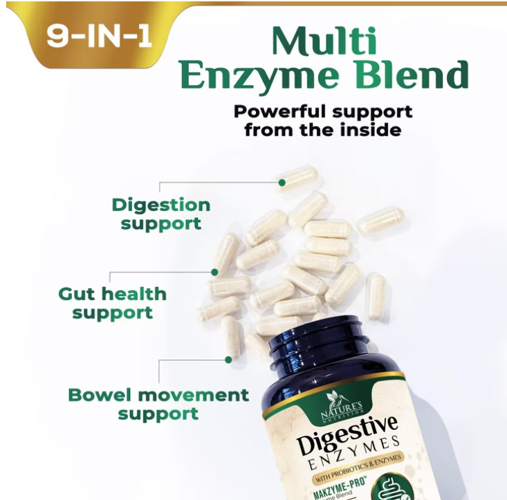 Digestive Enzymes with Probiotics – Probiotic Multi Enzymes with Probiotic Daily