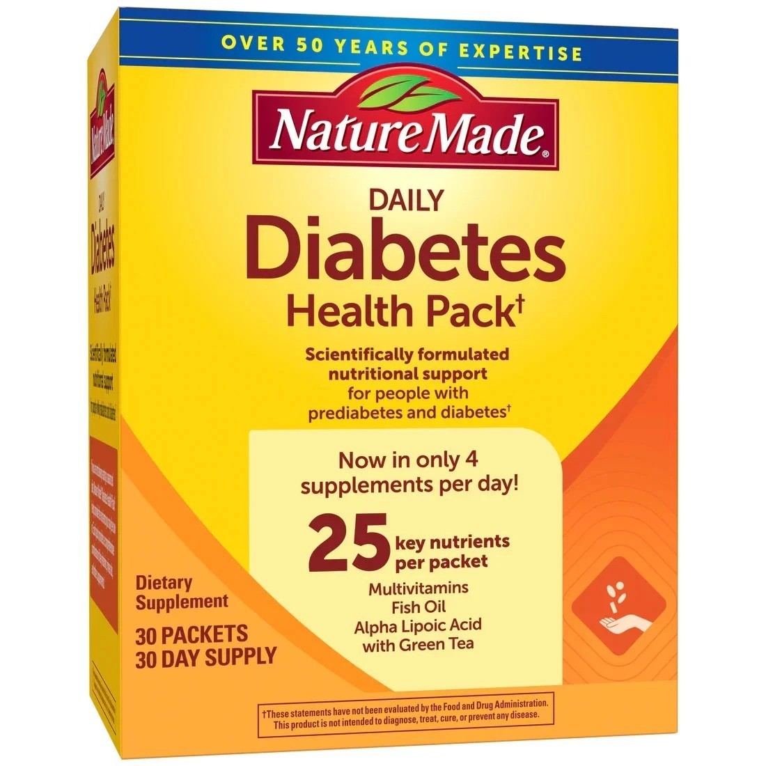 1- Nature Made Daily supplements Pack 30 Packets EXP 01/2027or fresher **