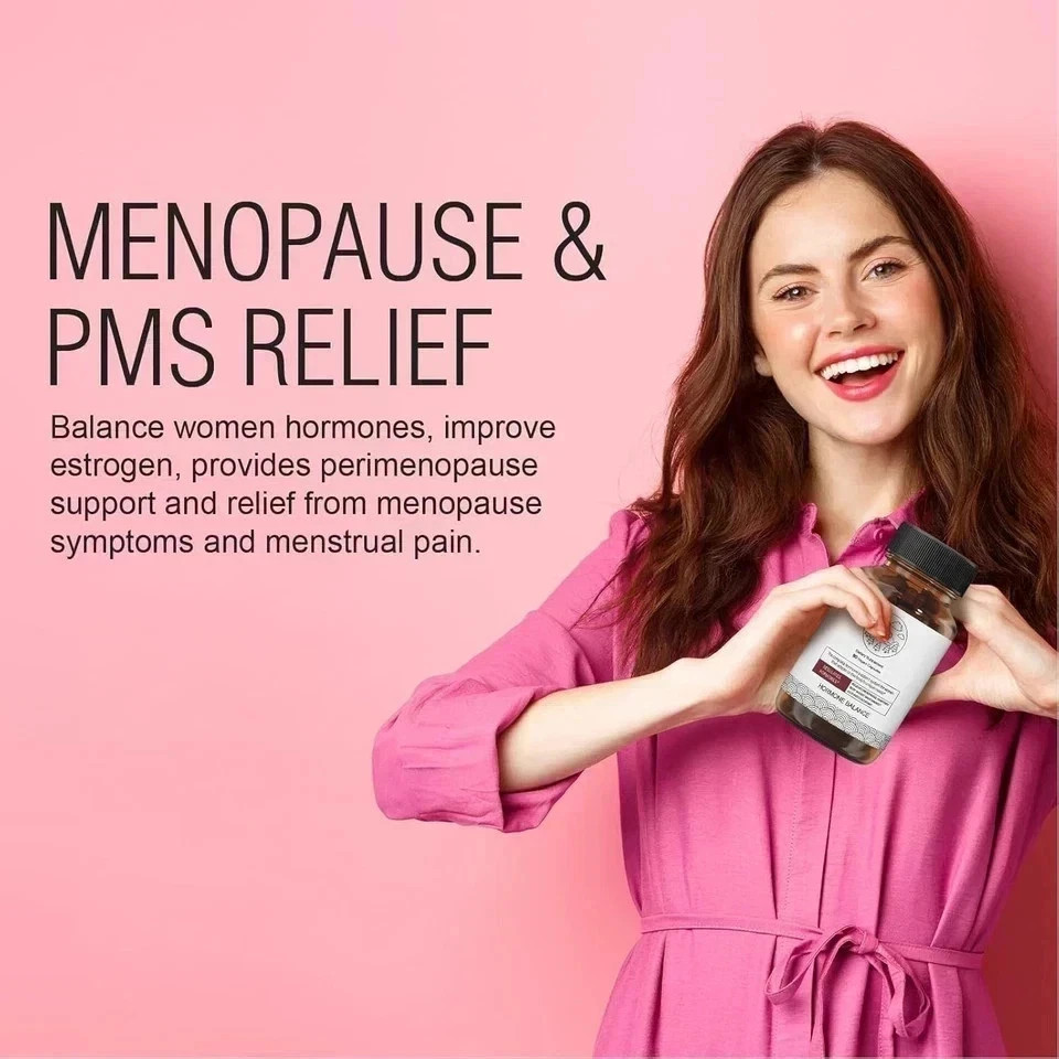Happy Mammoth Hormone Harmony Natural Hormonal Support for Women 72 Capsule 5 PC