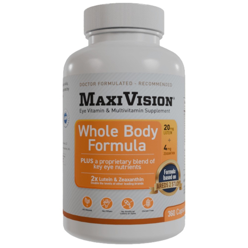 MedOp MaxiVision Whole Body Formula 360 Caps Fast Same Day FREE Shipping 50% Off