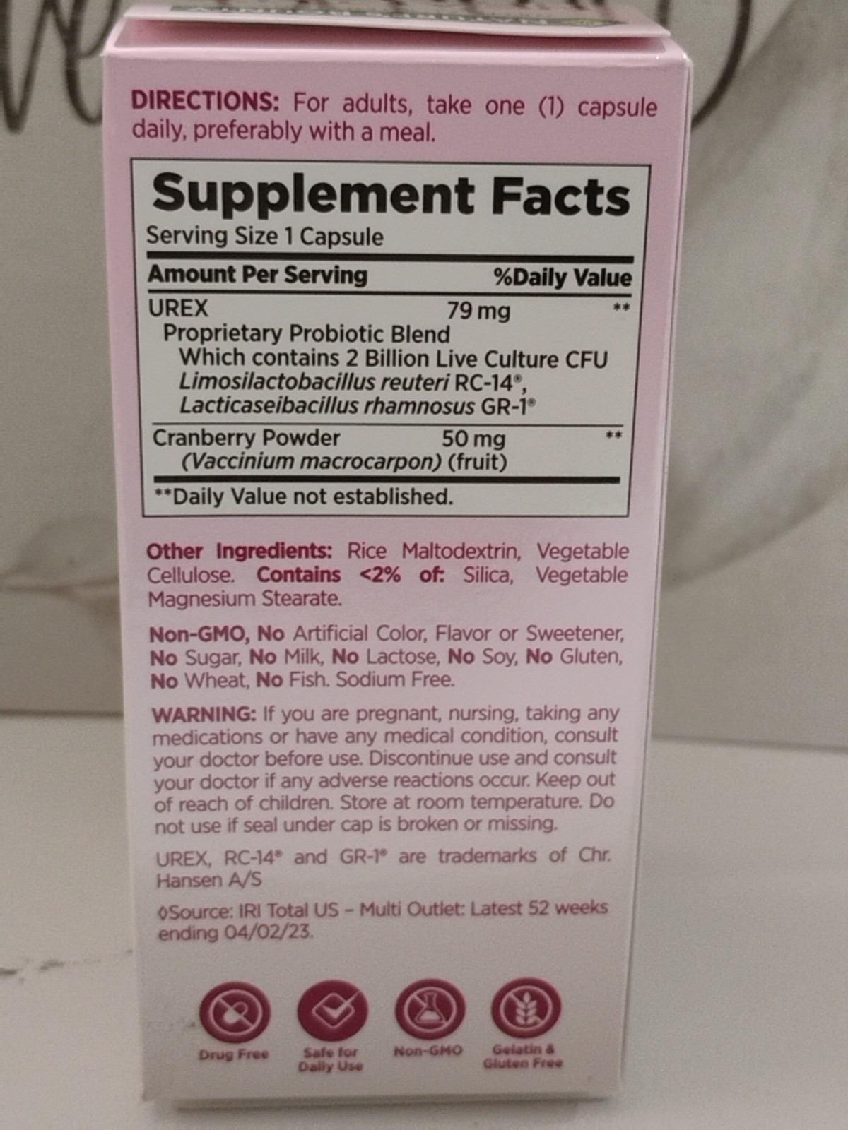 Nature’s Bounty Optimal Solutions Healthy pH Balance 30 capsules Exp 01/2026