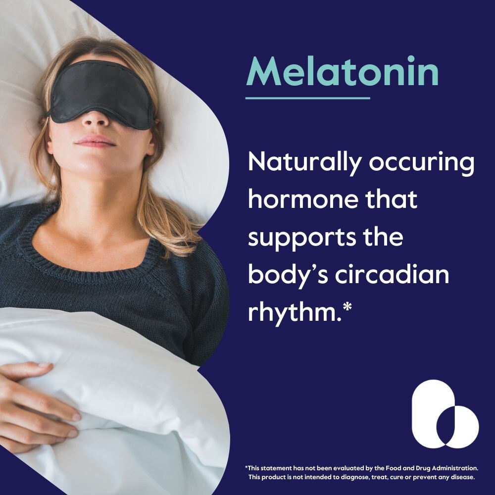 Melatonin 10mg (360 Vegetarian Capsules)- Easy to Swallow Small Capsules