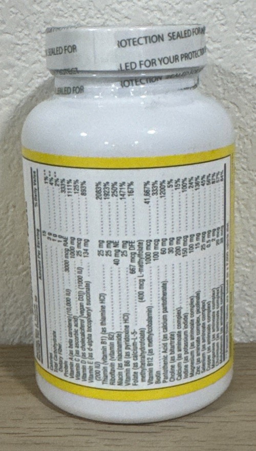 Natures Plus Source of Life Original Iron-Free Multivitamin 90 Tablets Exp 12/28