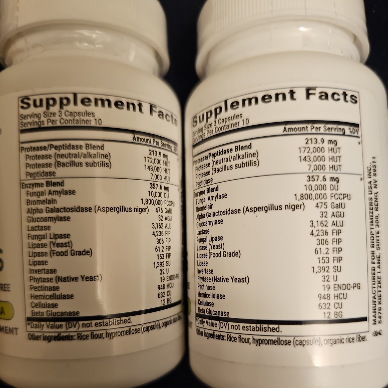BiOptimizers MassZymes Digestive Enzymes 30 Caps New Sealed Exp 02/2027