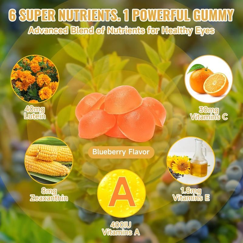 Improved Eye Health Supplement with Lutein 60 Ct, eye vitamin and mineral 1200mg