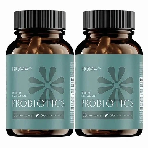 1-3PCS BIOMA Probiotics Digestive Health Gut Support for Men & Women 60 Capsules