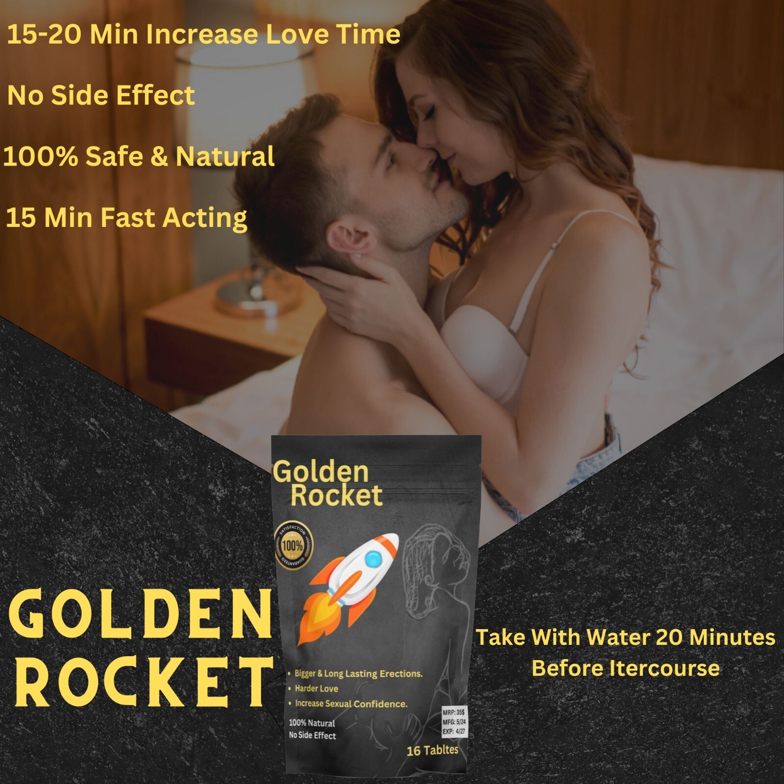 New 10 Powerful Capsules Works In 10 Minutes. 100% Money Back Guaranteed 16 Tab