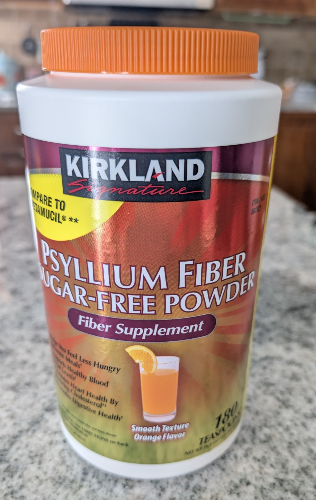 Kirkland Signature Psyllium Fiber Sugar-Free Powder Fiber Supplement Exp 05/28