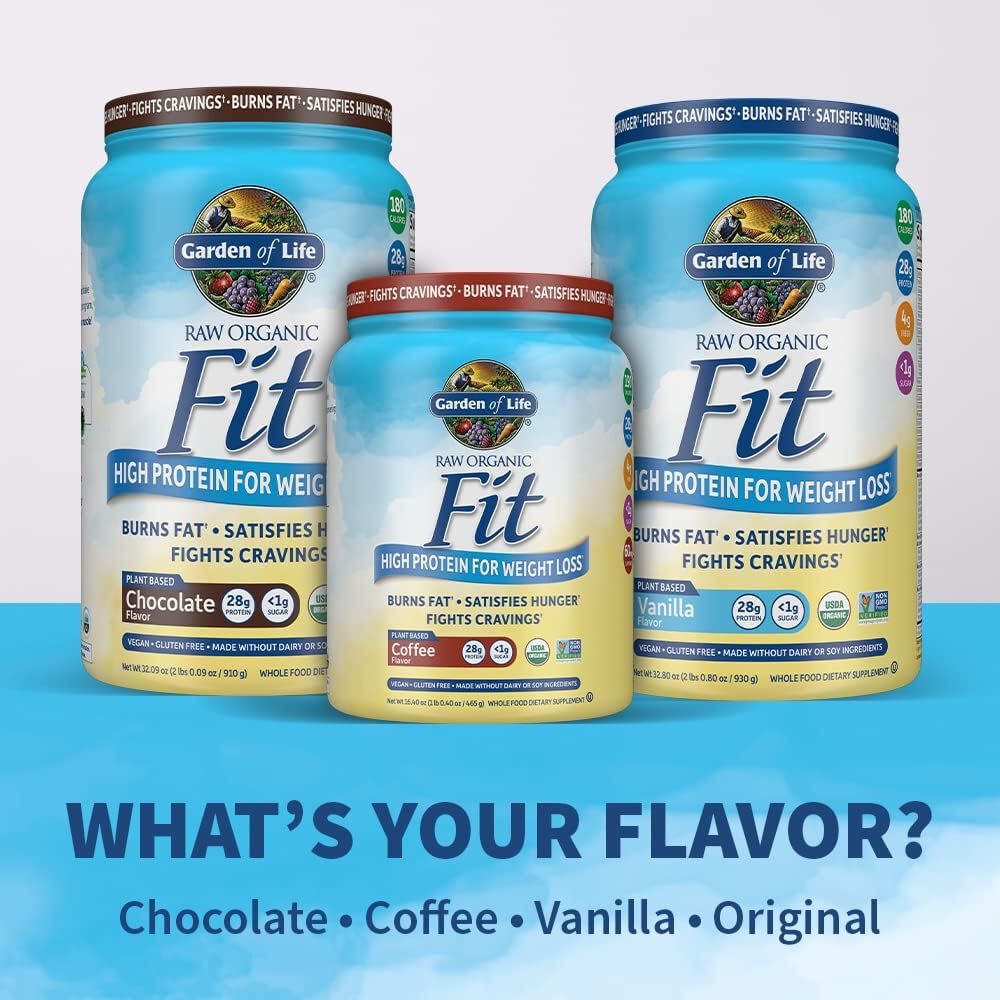 Garden Of Life – Raw Organic Fit Vanilla Protein 2lb Exp 12/27