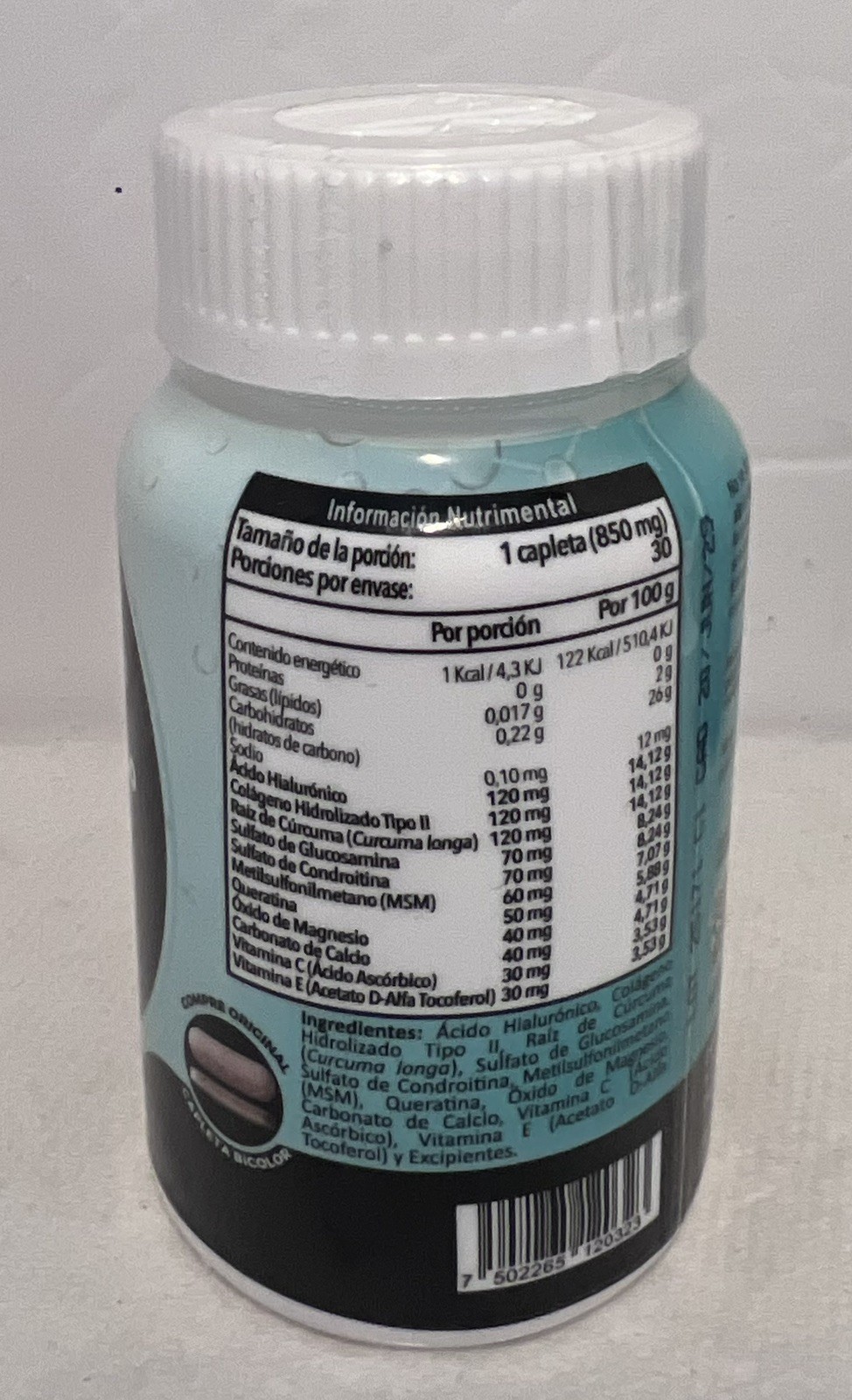 2pk -Hyaluronic Acid 850mg Anti-Aging 60 Capsules with Vitamin C&E