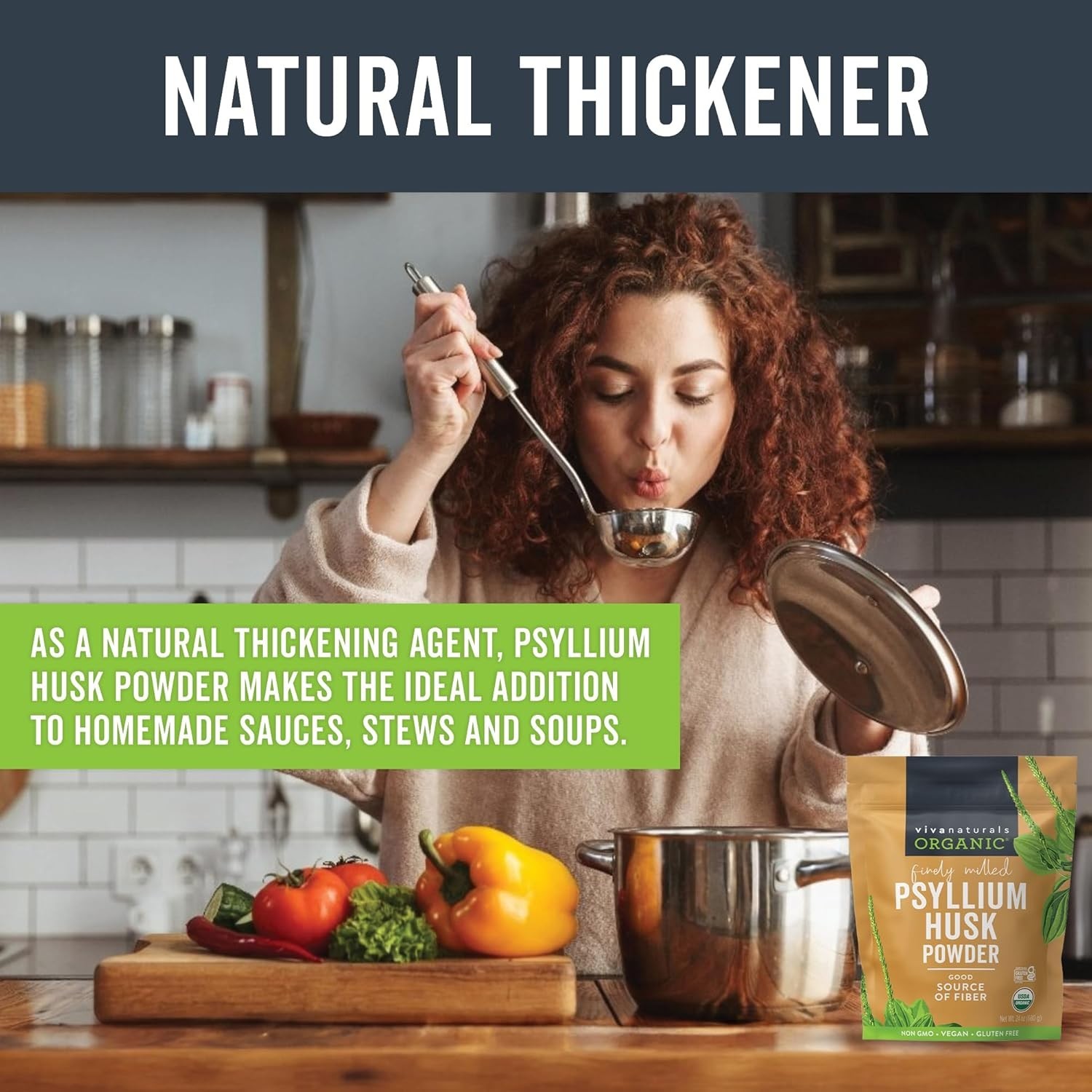 24 oz Psyllium Husk Powder – , Gluten-Free & Keto-Friendly Fiber Superfood