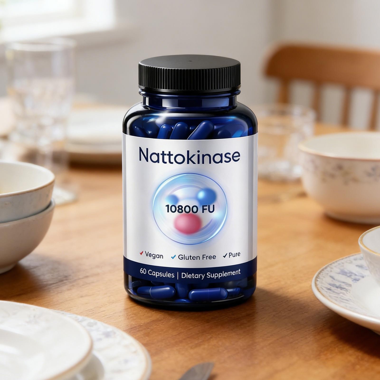 supplemental Nattokinase – 10800 FU Enhanced Health Booster Nutrition 60pcs/box