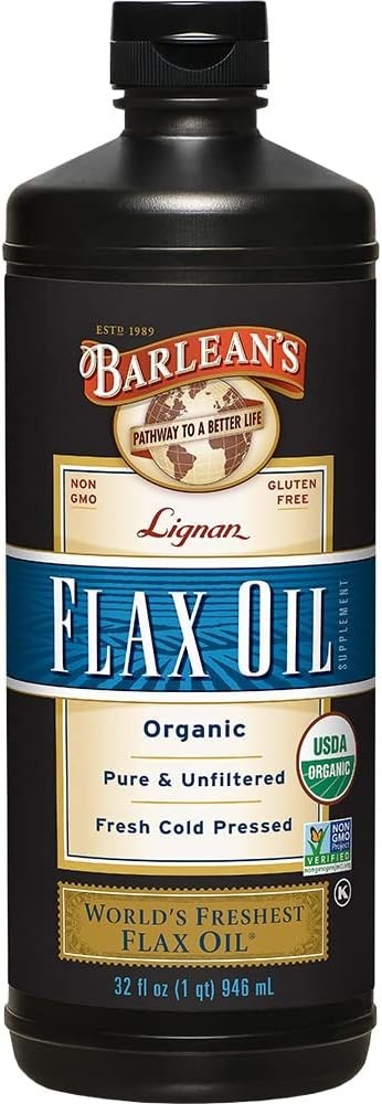 Barlean’s Organic Flax Oil, 32 fl oz