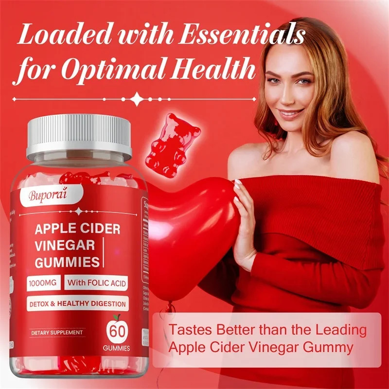 Apple Cider Vinegar 120pcs – Body Shape Weight Management Metabolism Detox