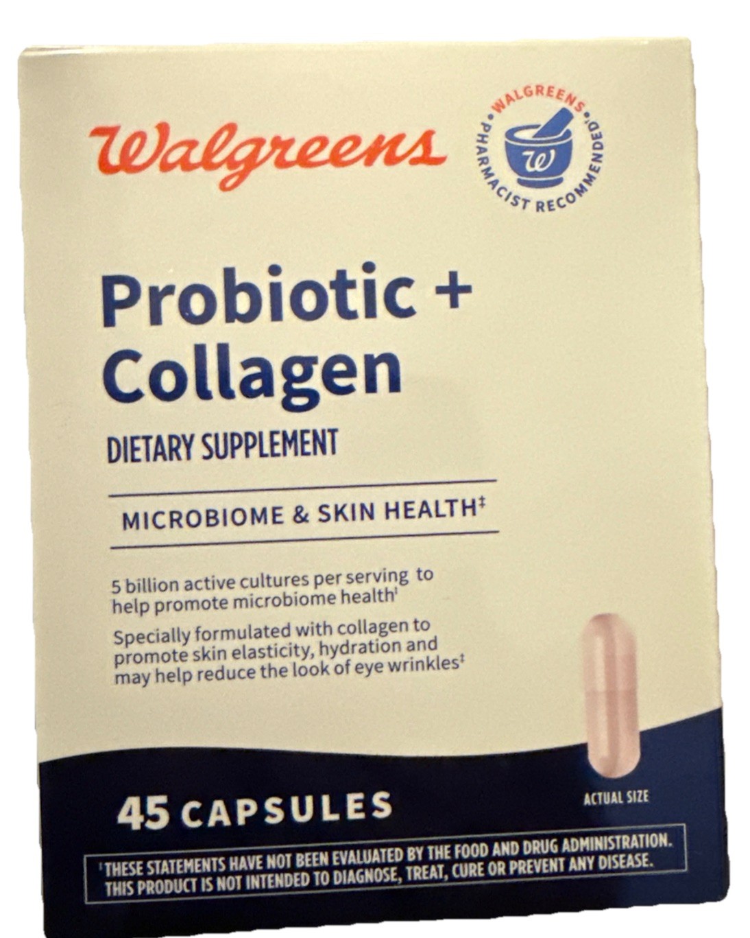 Walgreens Probiotic With Collagen EXP 02/2026