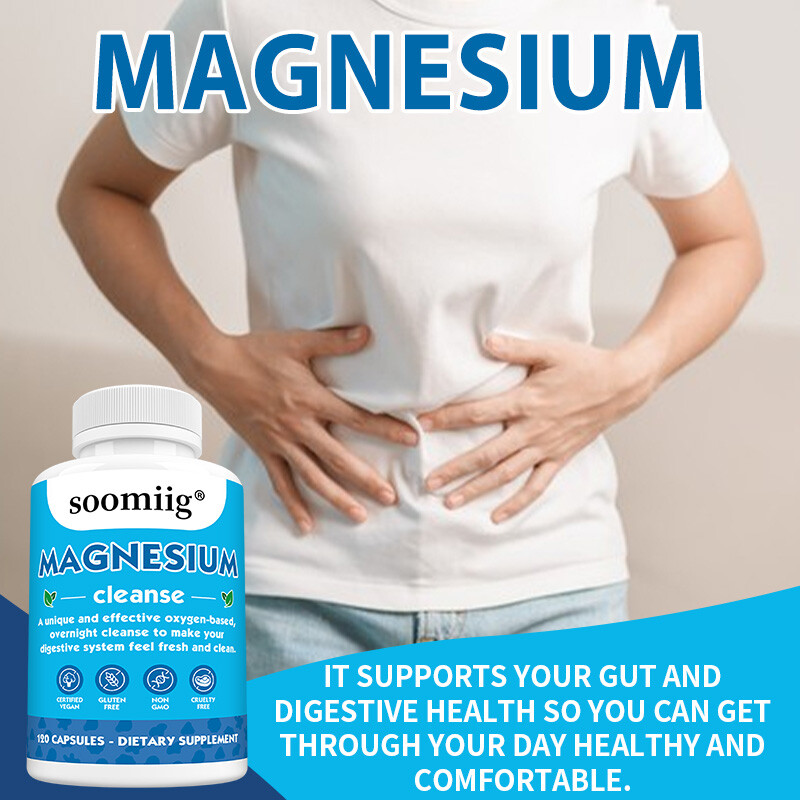 Magnesium Oxygen Digestive System Cleanser 30/60/120 Capsules