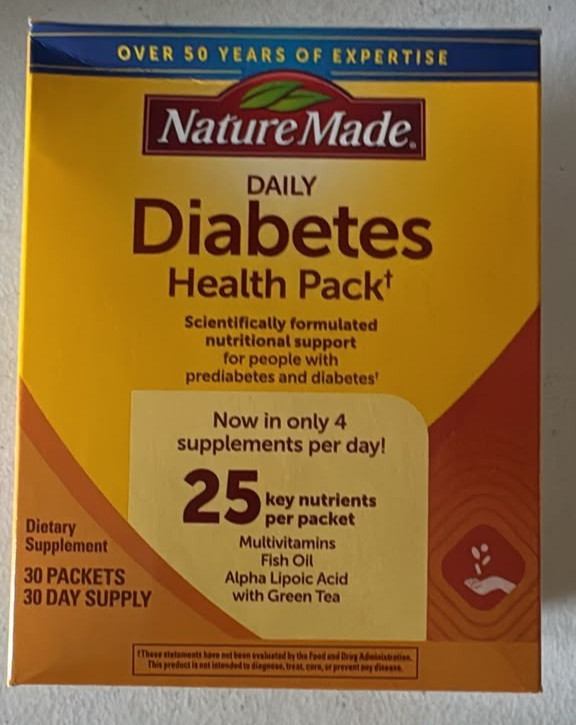1- Nature Made Daily supplements Pack 30 Packets EXP 01/2027or fresher **