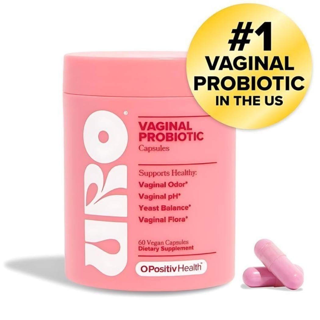NEW URO Women’s Prebiotic & Probiotic pH Odor Intimate Balance 60 Capsules