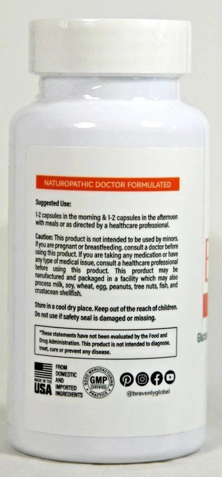 Bravenly Burn Extreme 60 capsules Free Shipping USA