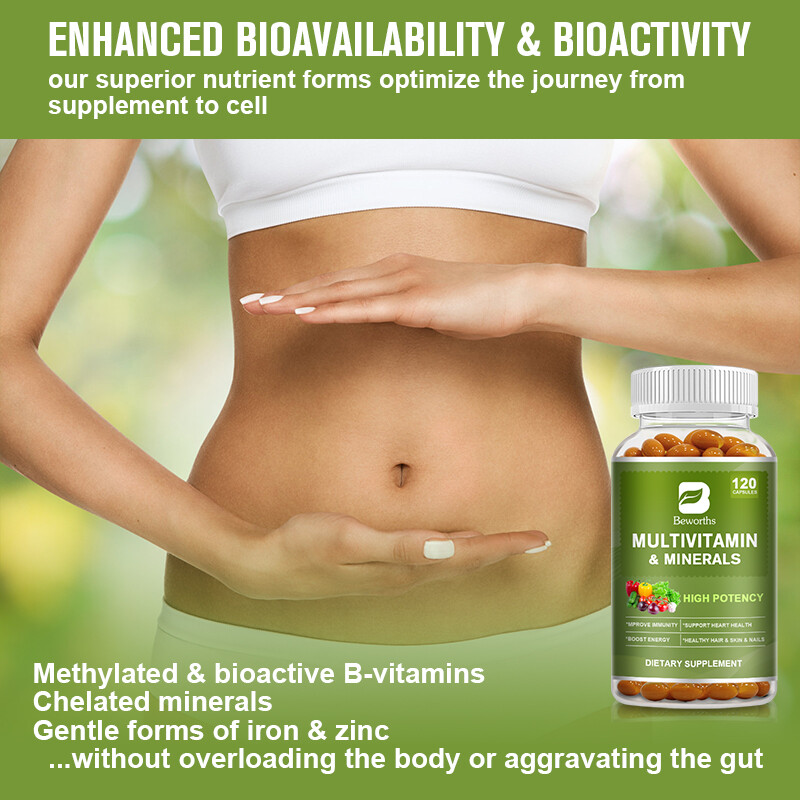 Multivitamin Highest Potency Daily Vitamins&Minerals Supplement 120 Capsules