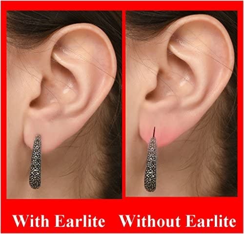 EarLite 180 (60 Ea X 3 packs) Invisible Earring 60 Count (Pack of 3), CLEAR
