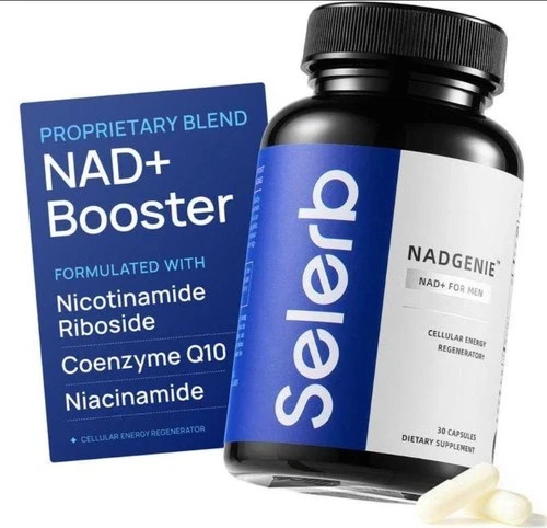 3BOTTLES Selerb NAD+ Supplement for Men-With Liposomal-NAD+,CoQ10, L-Carnitine