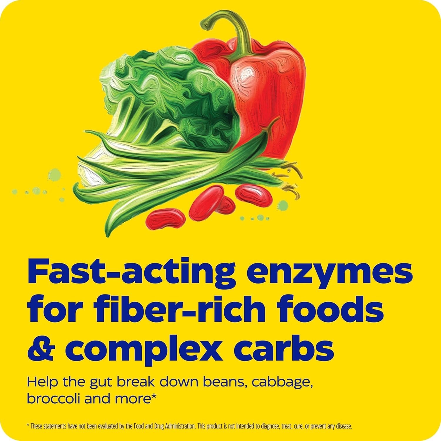 Enzymedica BeanAssist 30 Capsules Digestive Support Fast-Acting Formula