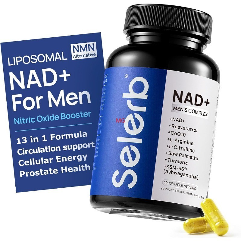 60caps Selerb Men’s with Vitamin Prostate Supporting Health Resveratrol CoQ10