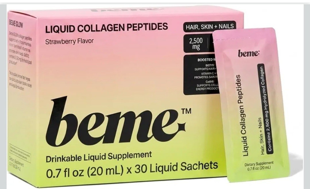 BeMe Liquid Collagen Peptides for Hair Skin & Nails – Clinically Proven Premi…