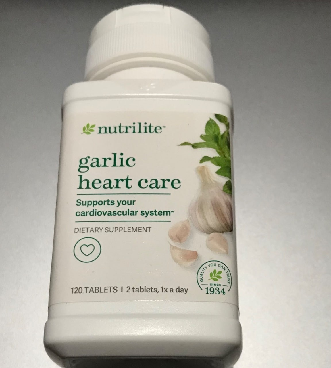 Amway Nutrilite Garlic Heart Care – Support your Heart -120 Tablets